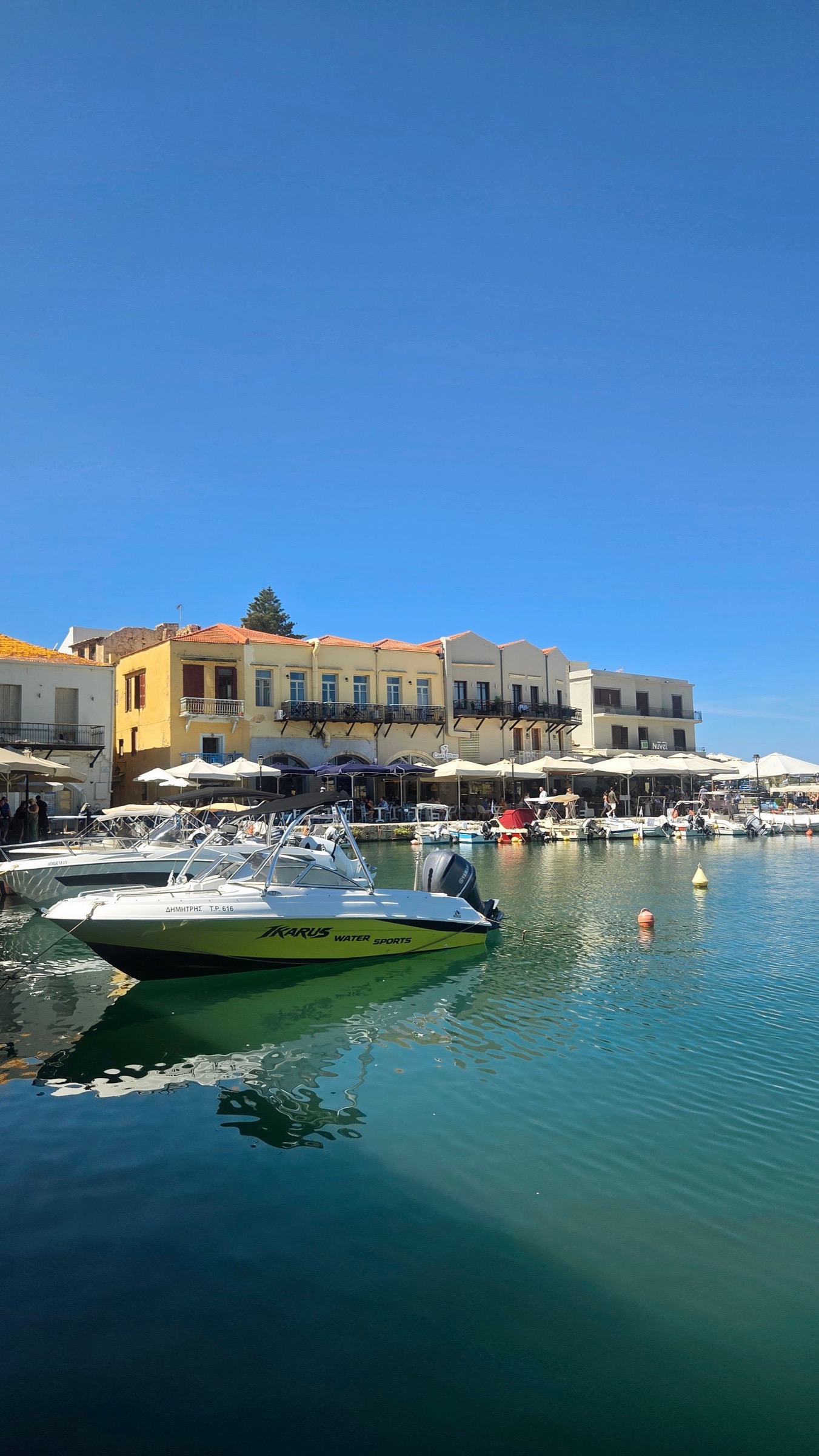 Harbour on Crete in Greece