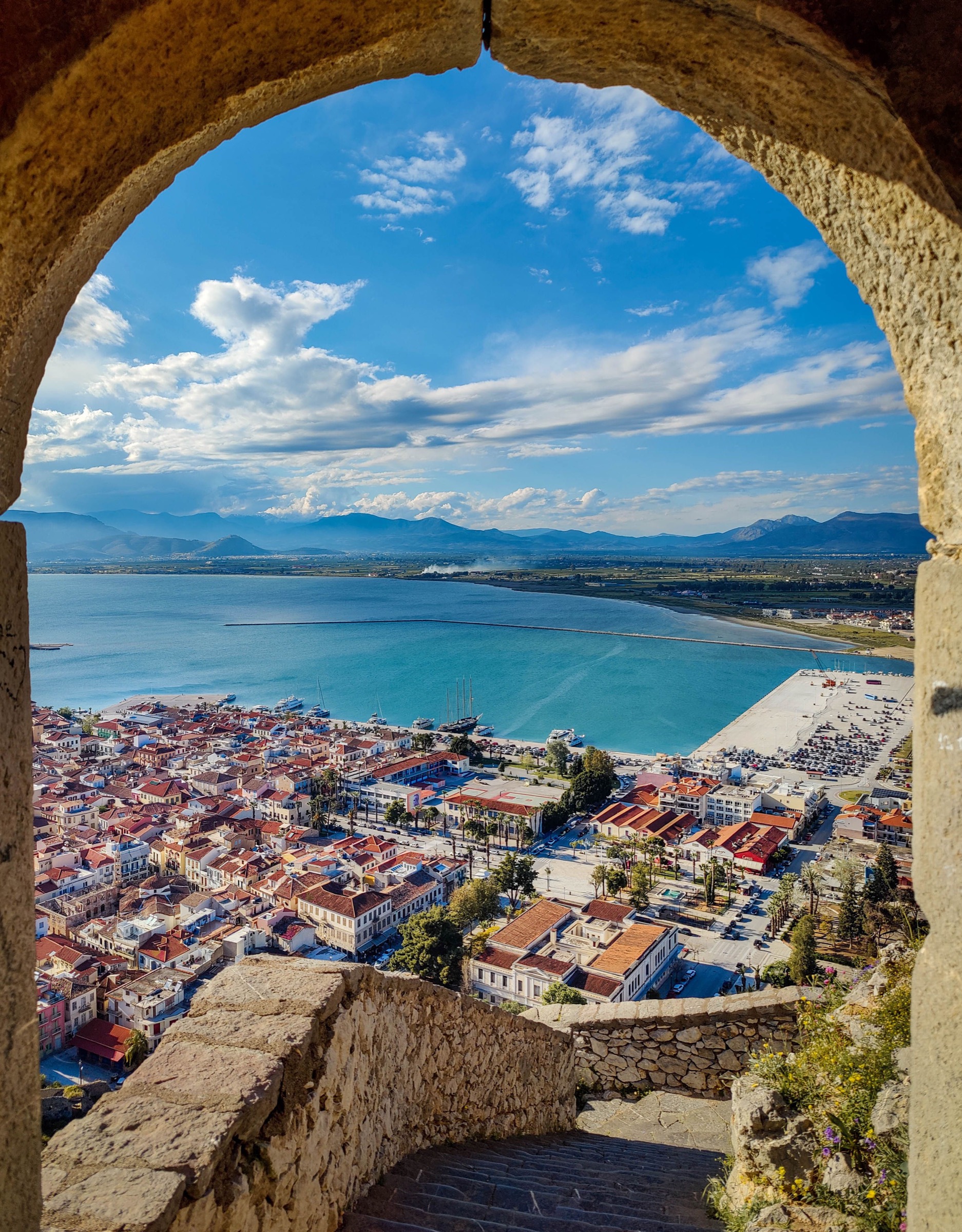 View of Nafplio in Greece