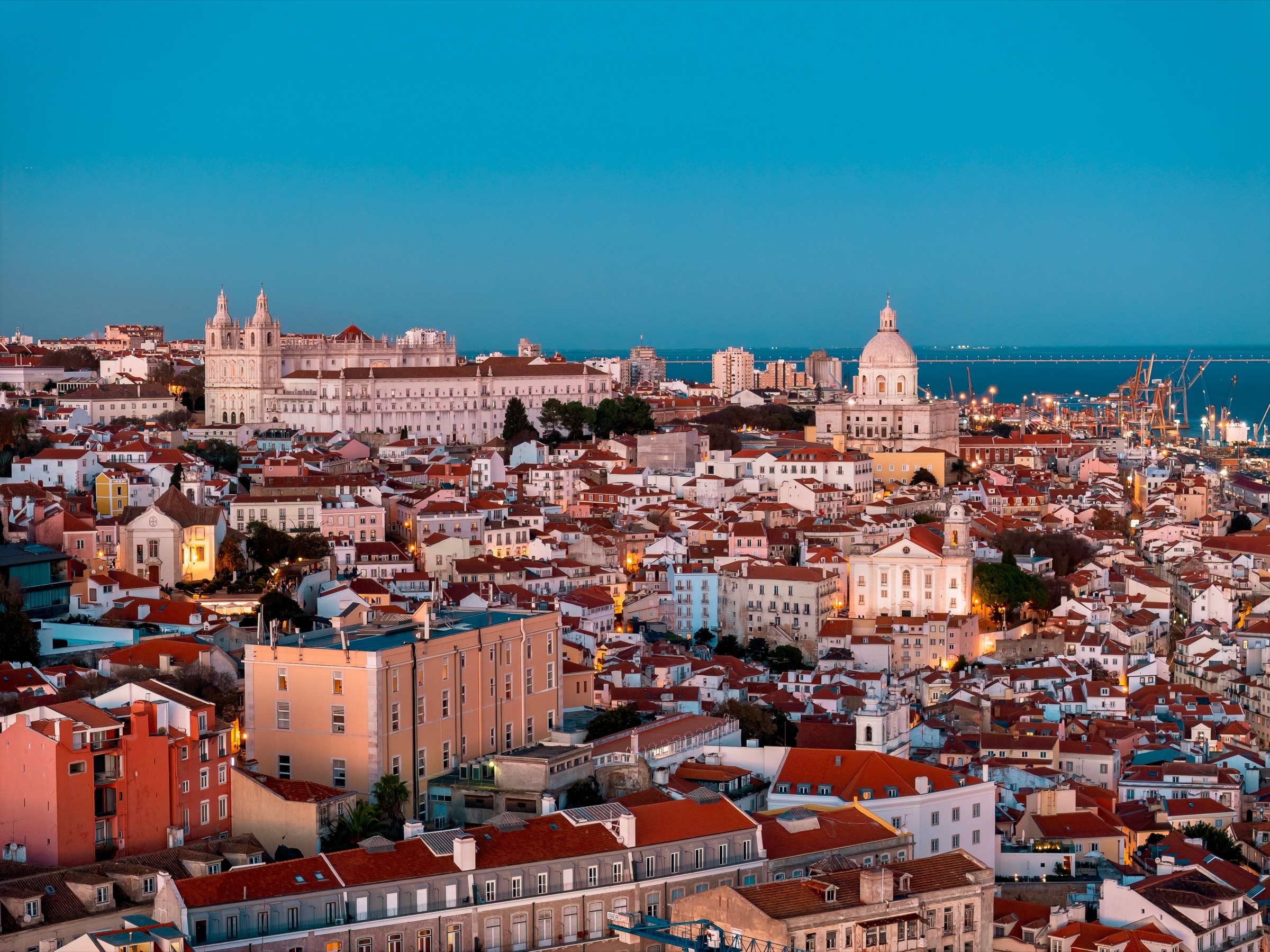 Lisbon cityscape in Portugal